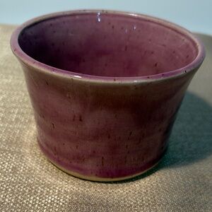 New Handcrafted Purple Pottery Pot